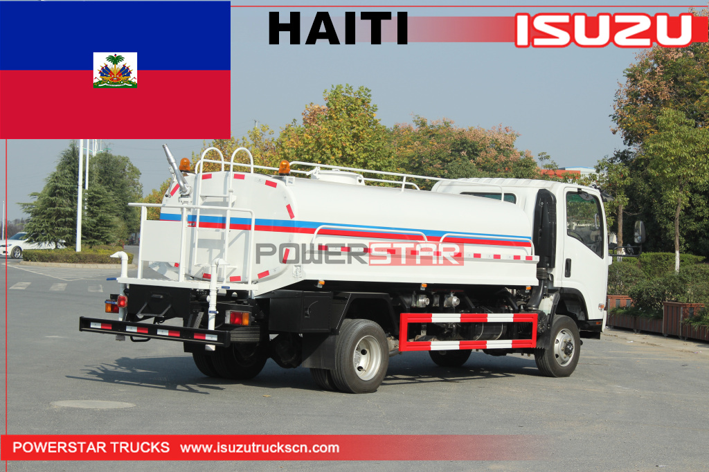 HAITI - 2units ISUZU 4x4 4WD Potable Water Sprinkler Trucks