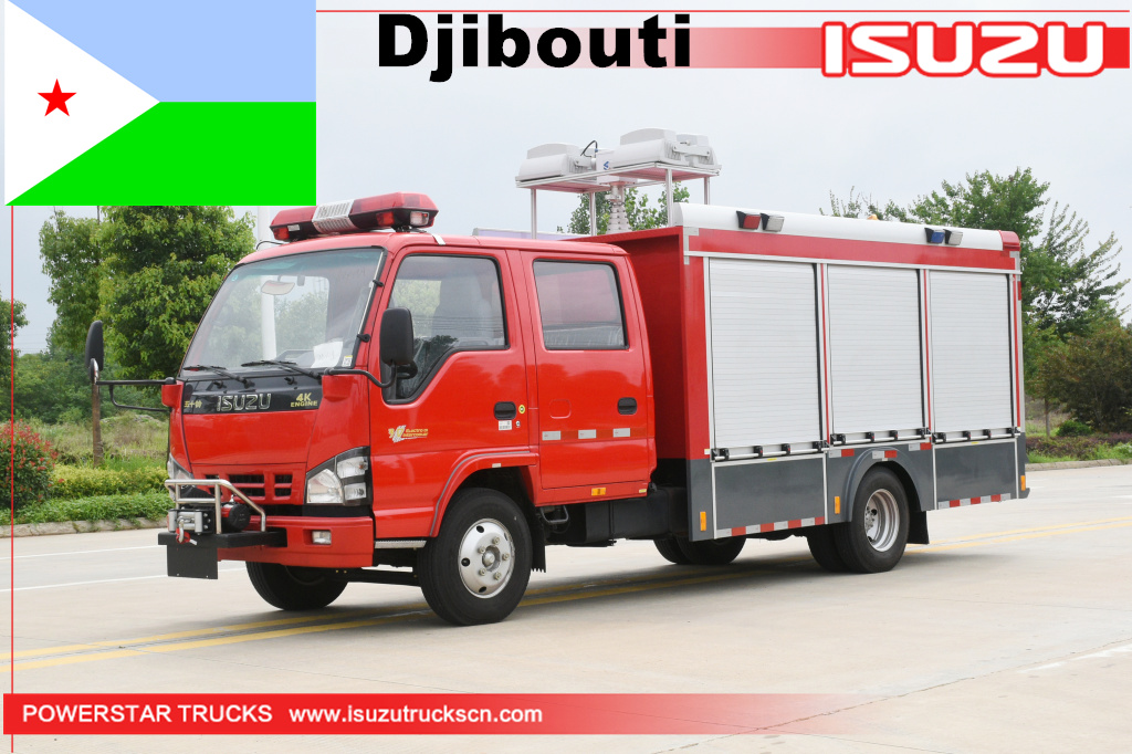 Djibouti - 1 unit ISUZU Rescue Fire Engine Truck