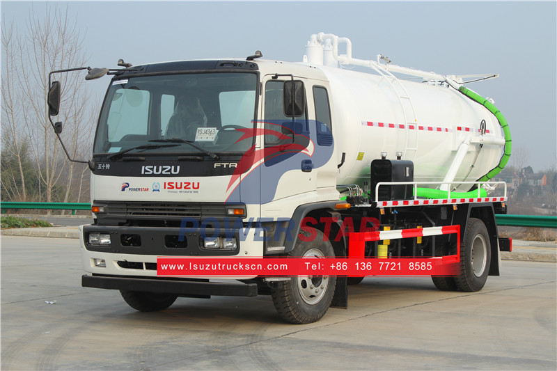 The Usage of Isuzu sewage suction truck in africa
