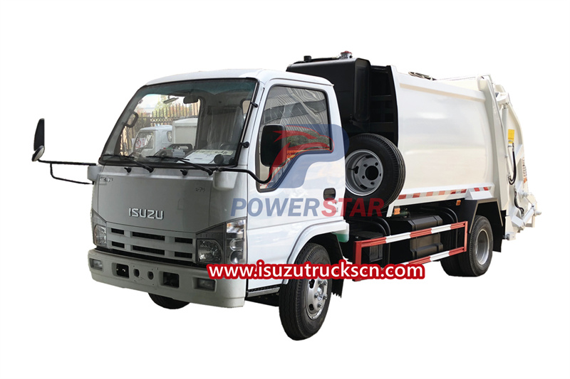 Main components for Isuzu 100P refuse compactor truck
