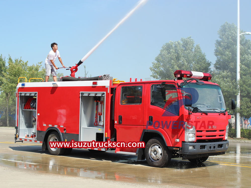 What is Isuzu water fire truck?