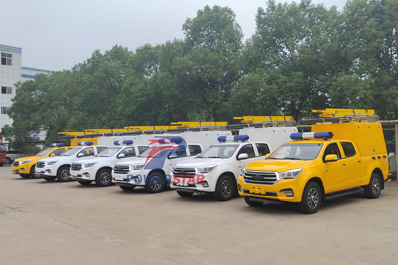 6 unit Isuzu 141HP mini Engineering pick-up are exported to Philippine