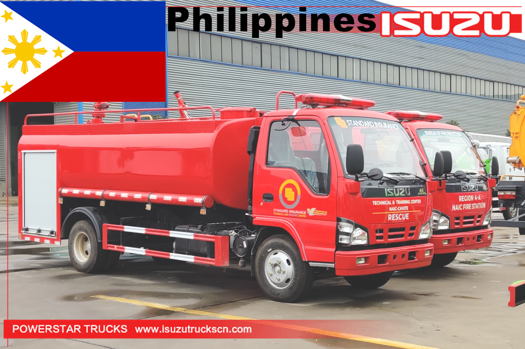 Philippines - 2 units ISUZU Rescue Fire Engine Truck