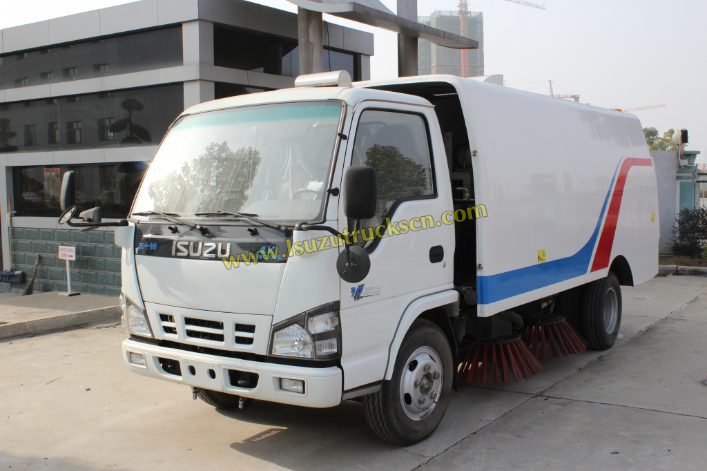 Official Manufacturer Isuzu road cleaning sweeping vehicle