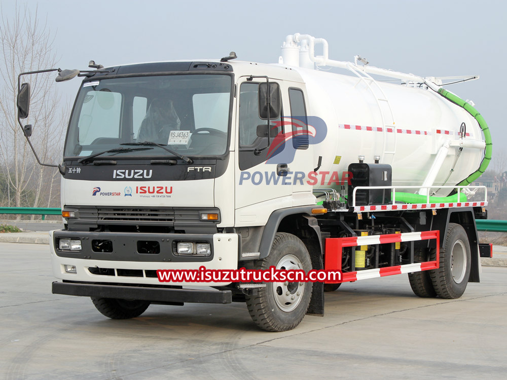 The reason for weak suction power of Isuzu cleaning and suction truck
