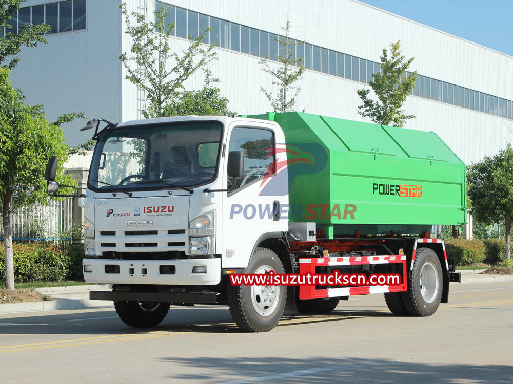 Isuzu Hook Lift Garbage Truck Product Introduction