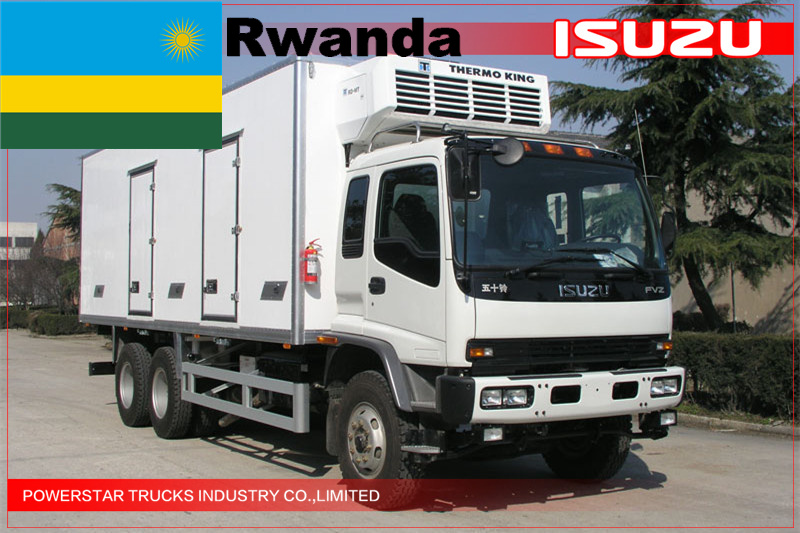 Isuzu Refrigerator Truck for Rwanda
