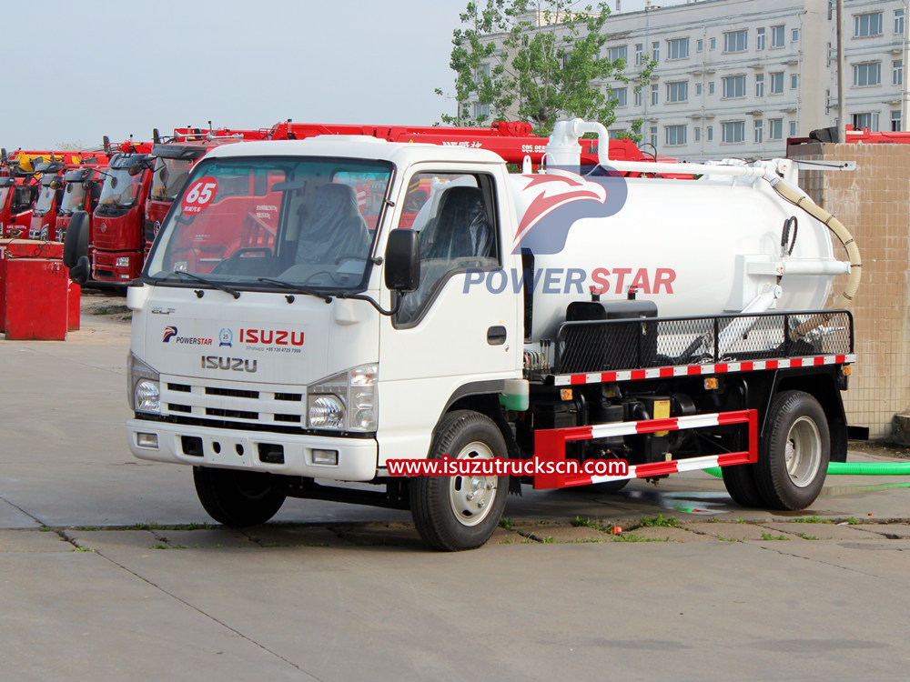 Isuzu vacuum tanker truck maintenance and troubleshooting failure