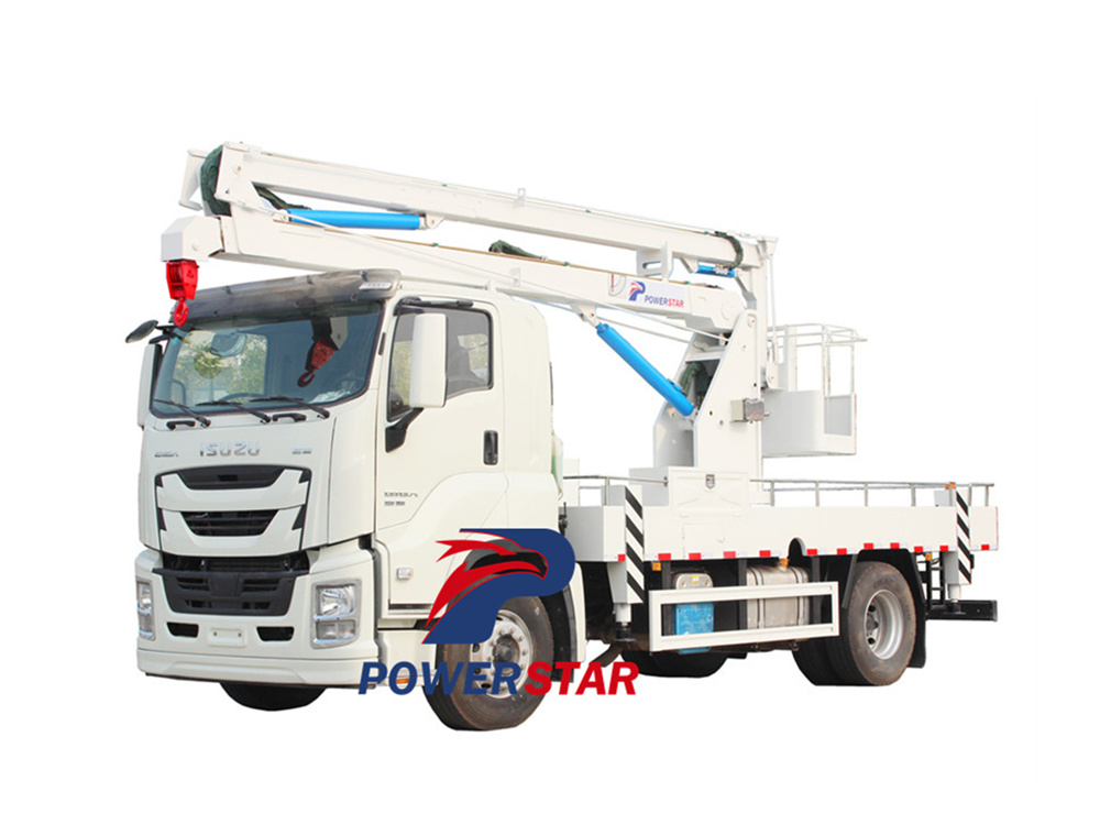 Isuzu GIGA 4x2 aerial platform truck user's manual