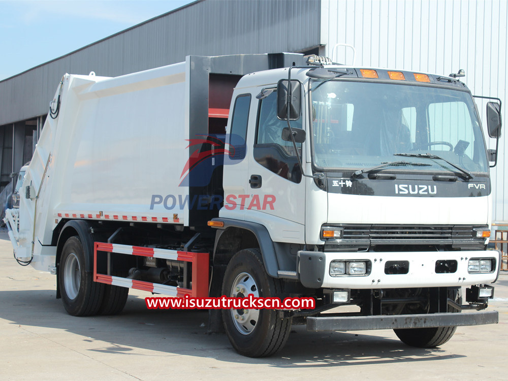 Let you understand the working principle of Isuzu compression garbage truck