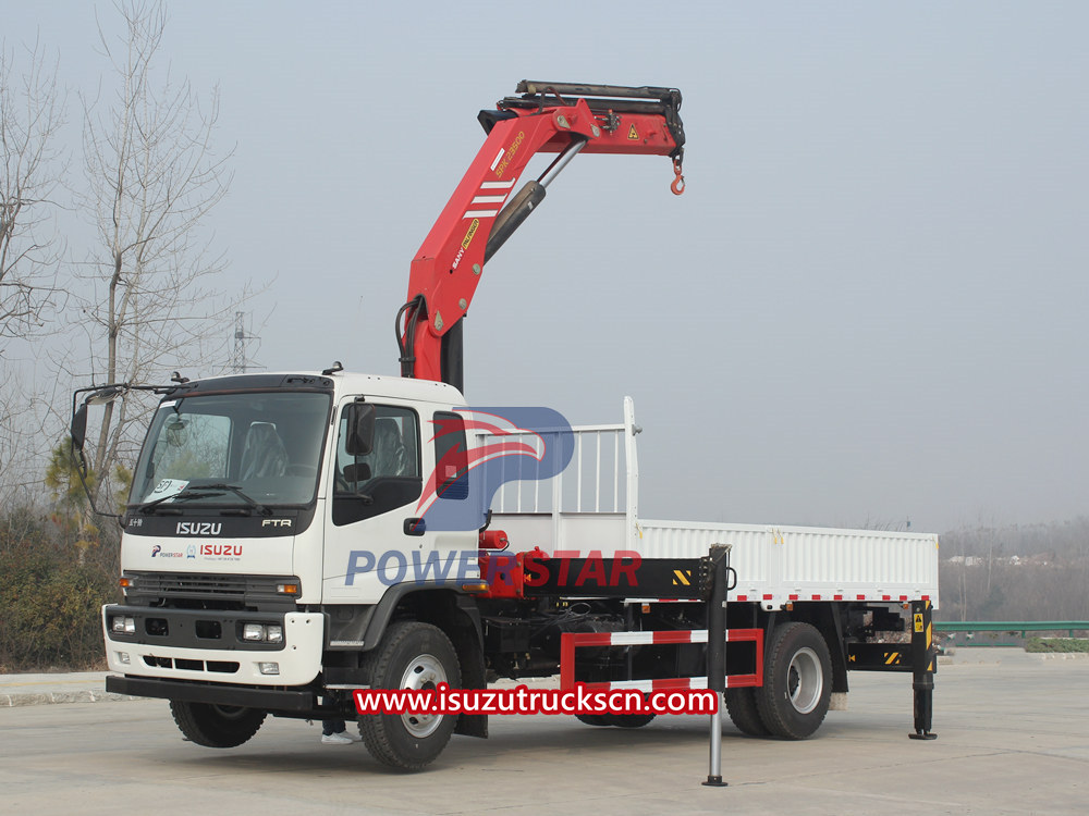 Functional introduction and structural composition of Isuzu truck-mounted crane