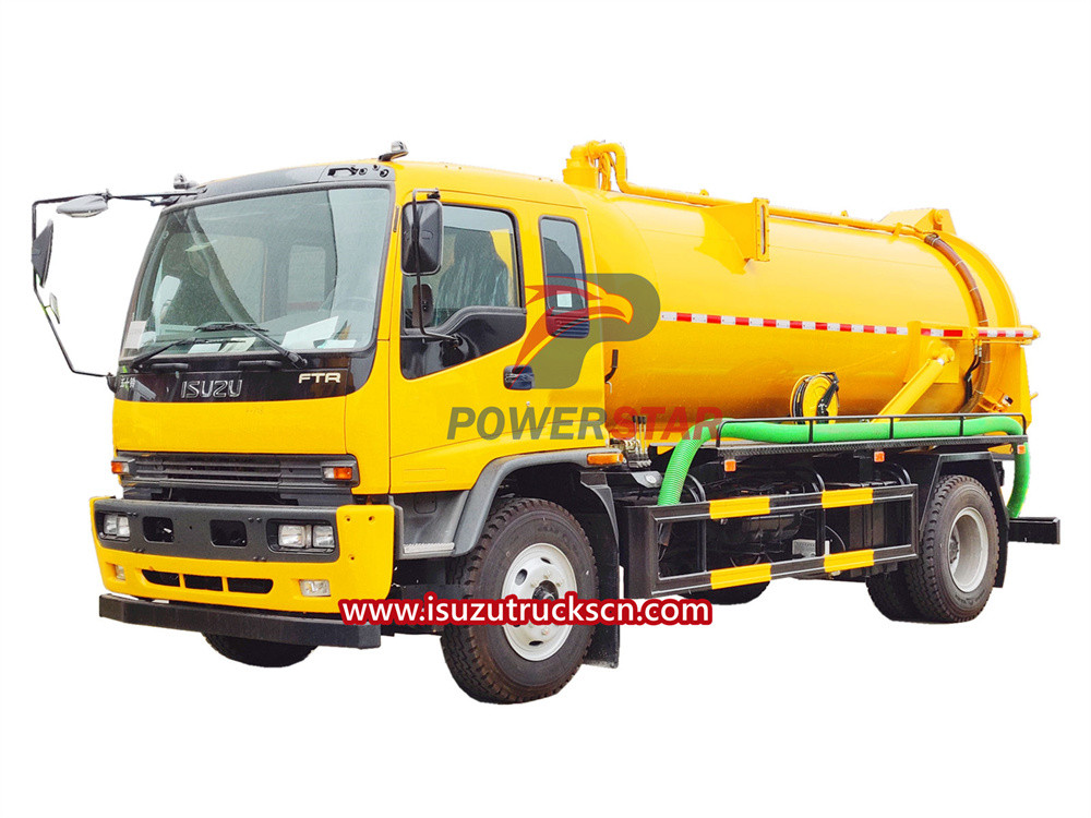 Some malfunctions of ISUZU sewage suction trucks