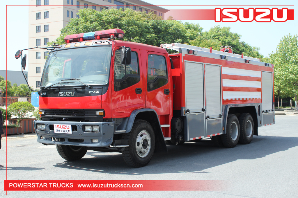 Original ISUZU FVZ Water Foam Fire trucks