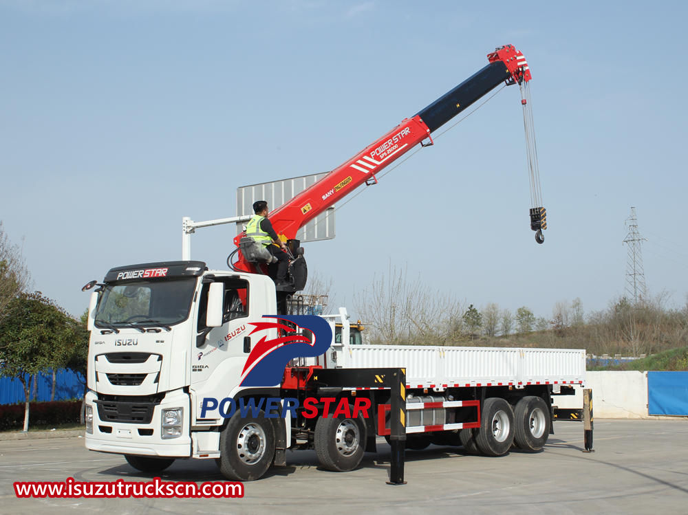 How to produce good Isuzu truck mounted crane?