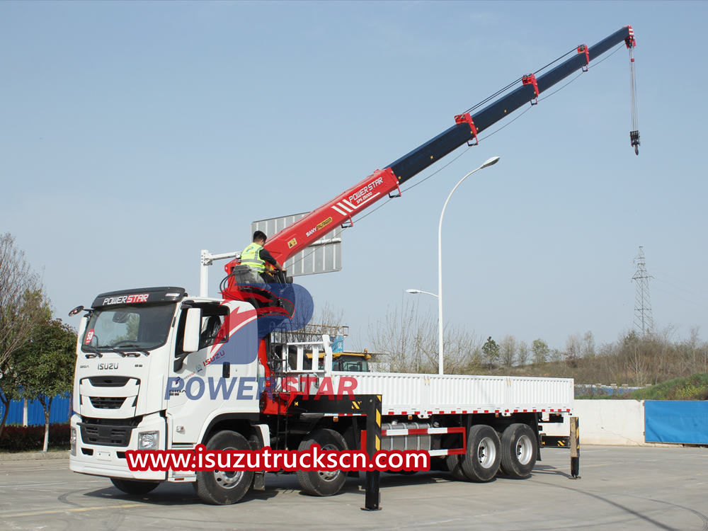 The great advantage of Isuzu boom crane truck