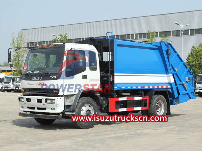 How to test back Isuzu loader garbage truck