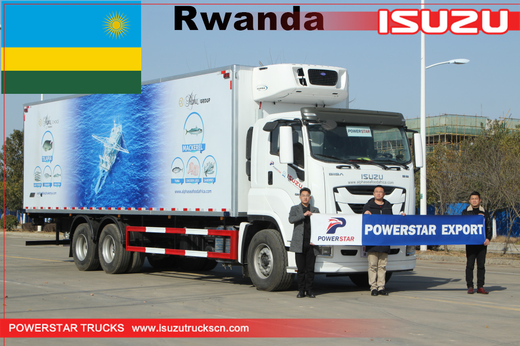 Rwanda - ISUZU GIGA Seafood Freezer Trucks