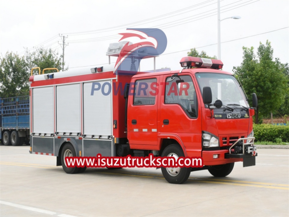 What are common isuzu fire trucks