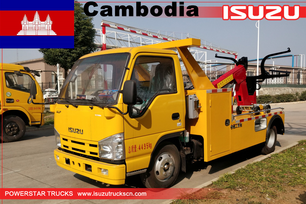Cambodia- 1 unit ISUZU Breakdown Recovery Truck 