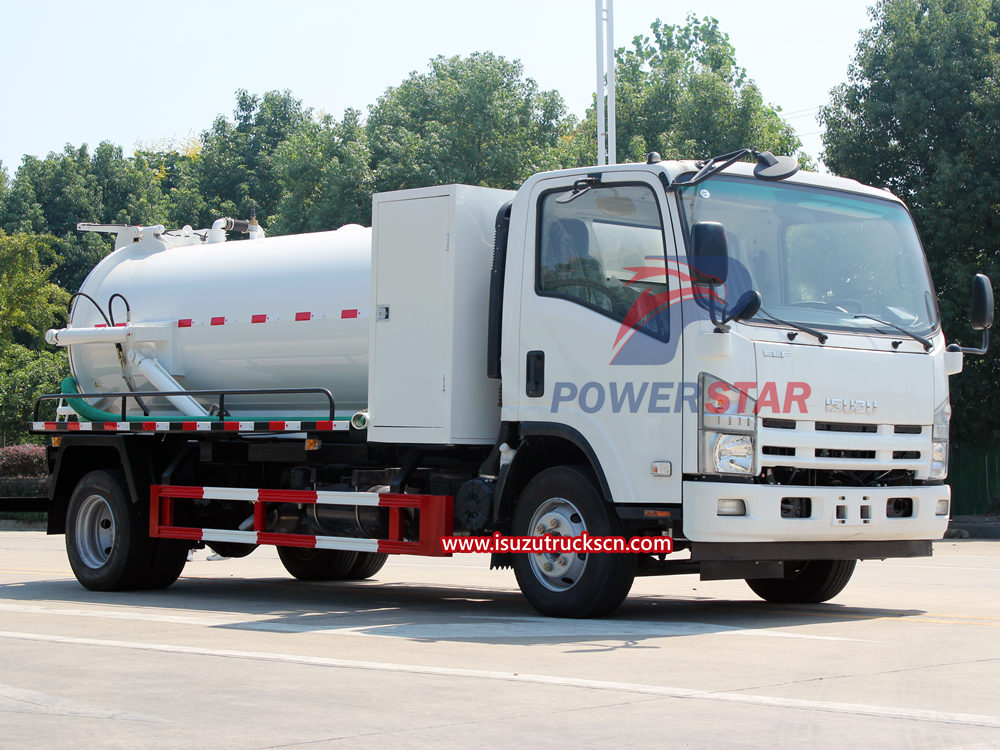 How to maintain Isuzu sewage suction truck