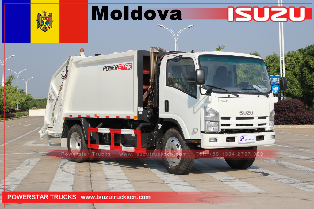 Moldova Isuzu Rubbish compactor 8cbm