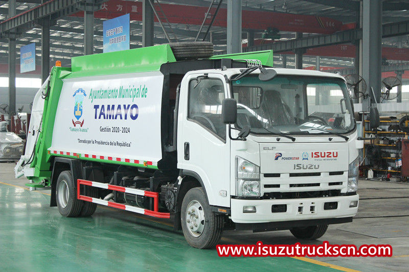 How to find ISUZU 10 CBM NQR NKR ELF garbage compactor truck