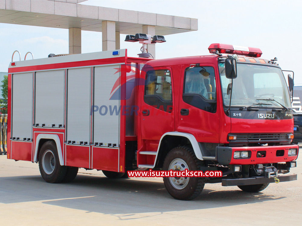 Common types of ISUZU fire trucks