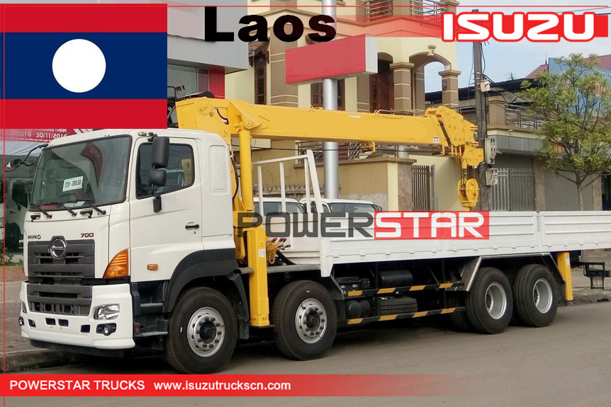 Laos - 1 unit Hino700 Truck with crane
