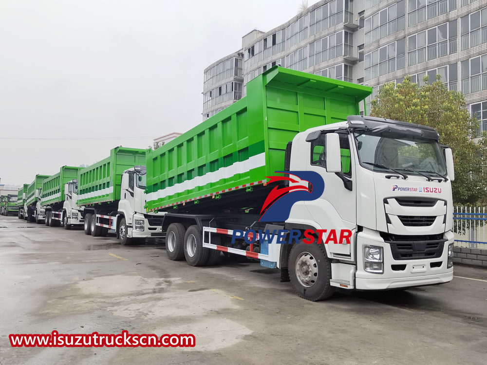 The structure and working principle of Isuzu dump truck