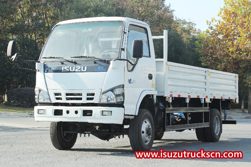 Philippines customer buy 3 unit ISUZU NKR 4x4 Off road Dropside Cargo Lorry Trucks