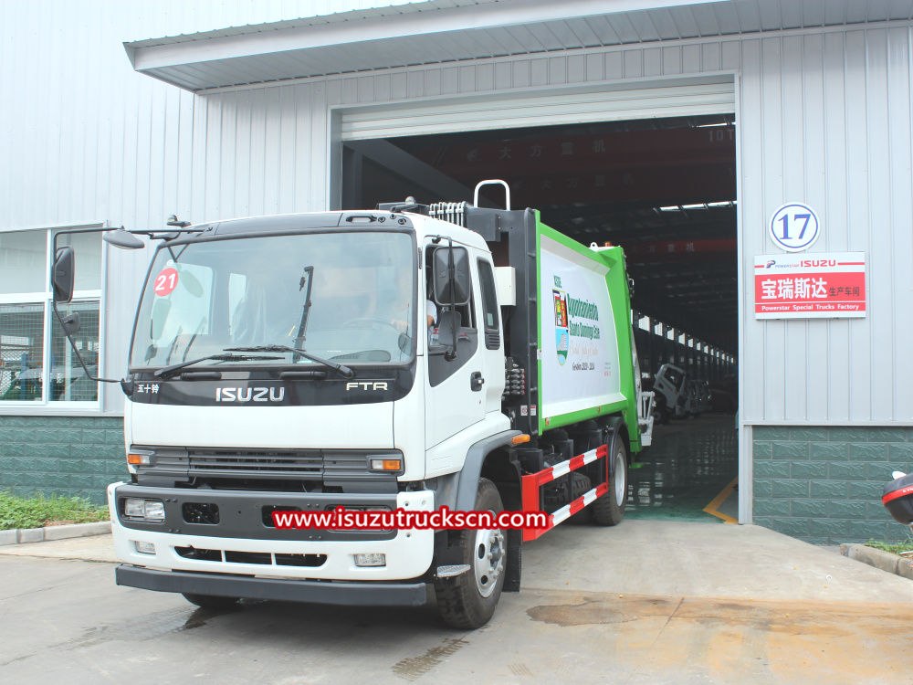 Isuzu Garbage Compactor Truck Quality Control Report