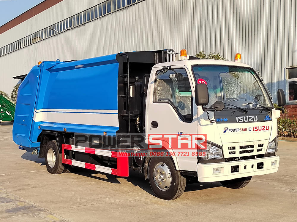 Isuzu 8cbm rear loader watse collection truck
