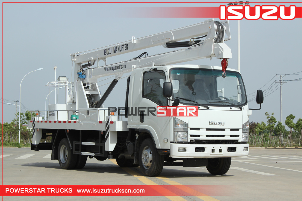 Philippines ISUZU ELF 700P Vehicle Mounted Aerial Work Lift Aerial Work Platform Truck