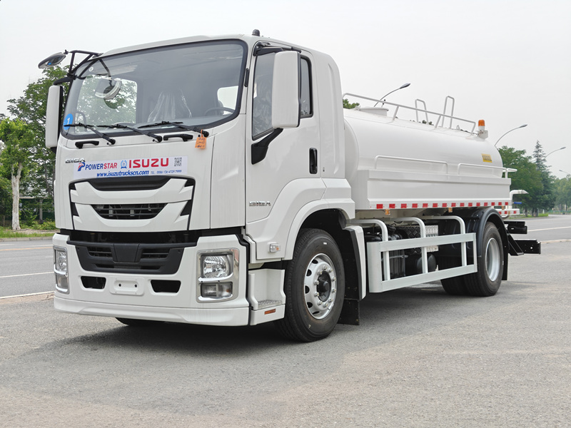 How to customized water tanker truck ISUZU QL1180JQFRCY
