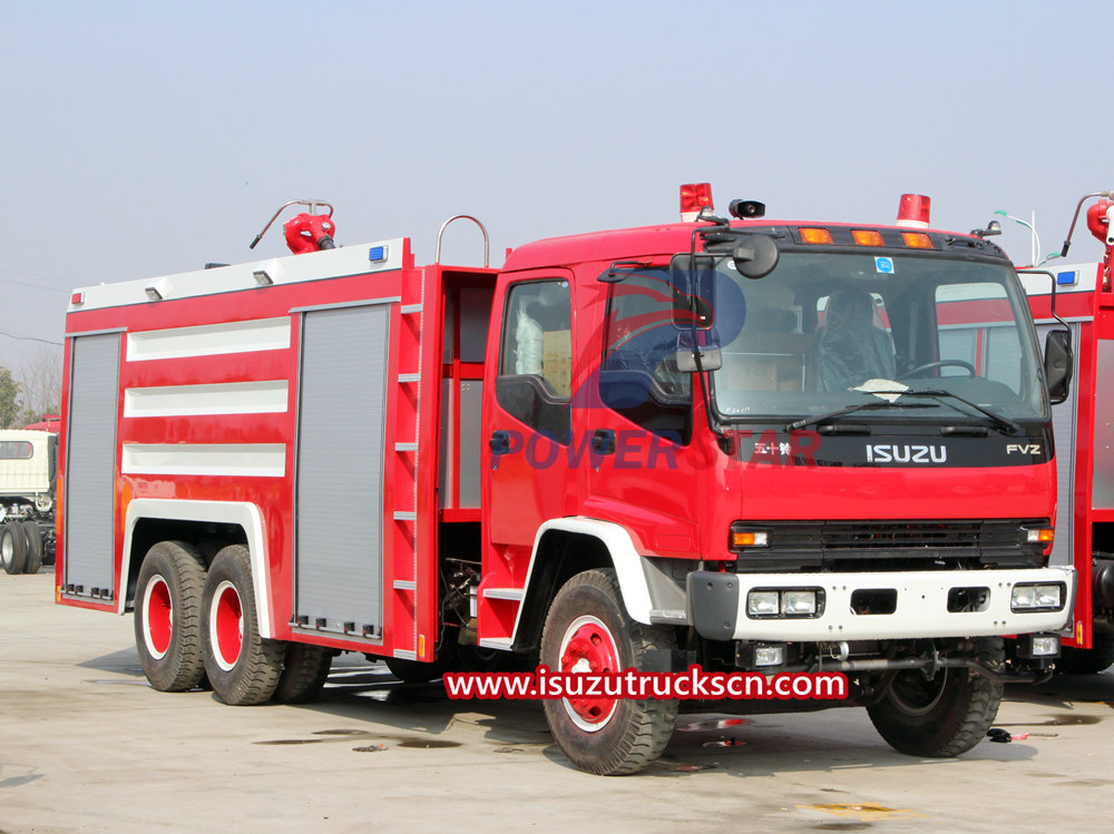 How to Use the ISUZU Water Tank Fire Truck Correctly