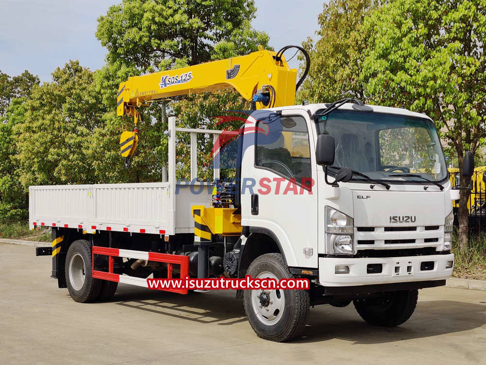 Analysis of Isuzu truck-mounted crane straight arm type and knuckle arm type