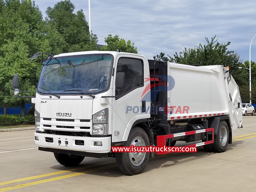 Various uses of different Isuzu garbage trucks