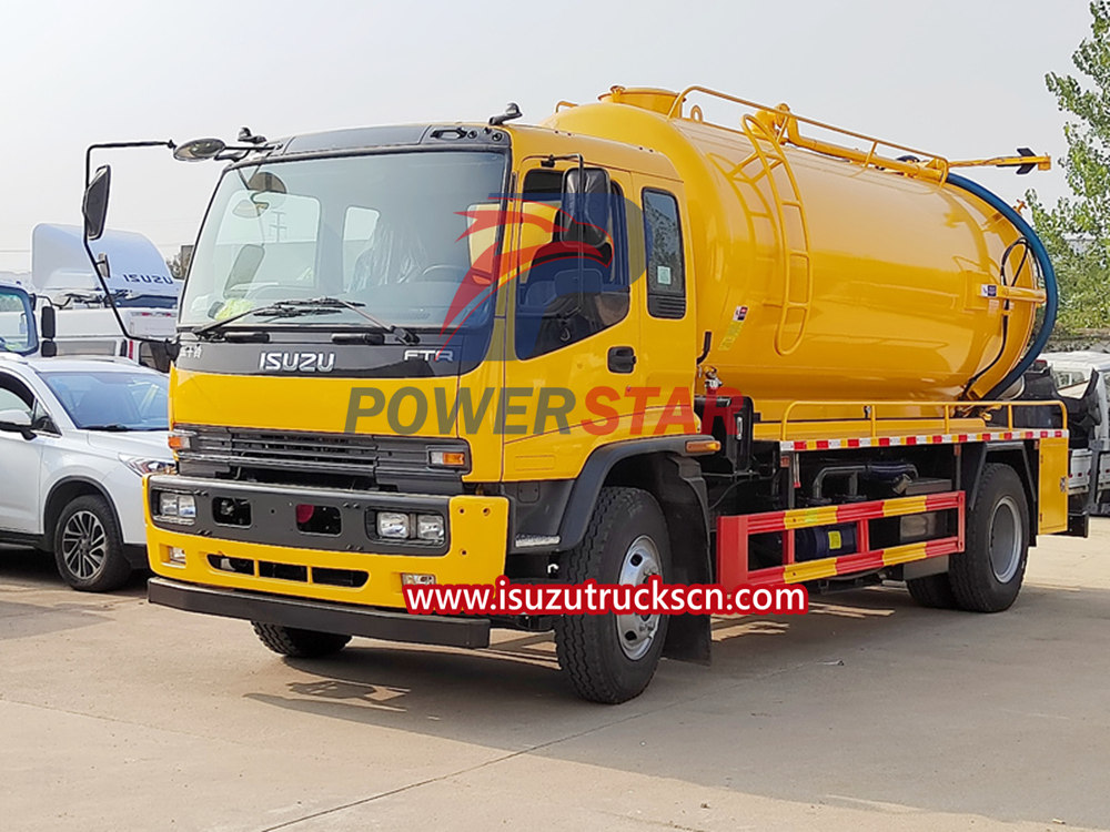 What are the anti-overflow devices of ISUZU sewage suction trucks
