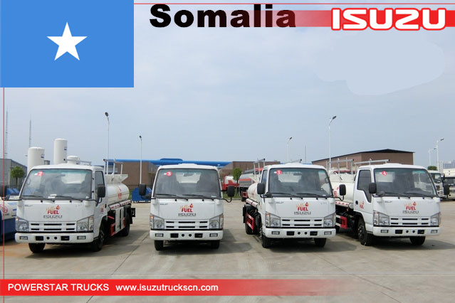 Somalia - 4 units Fuel Tanker Truck Isuzu