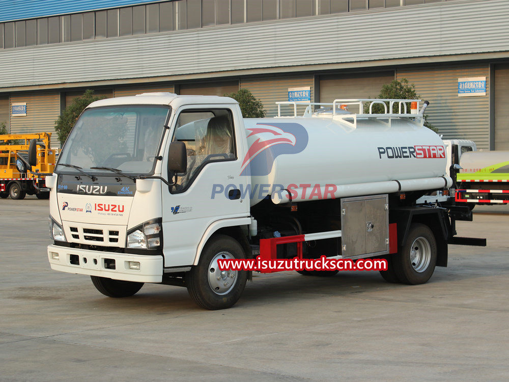 Functions and instructions of Isuzu sprinkler truck