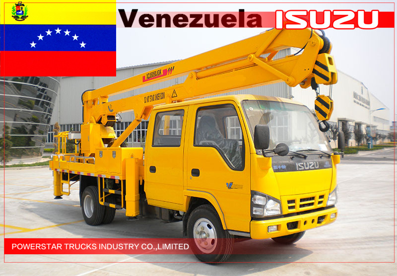 ISUZU 16m Aerial Truck for Venezuela