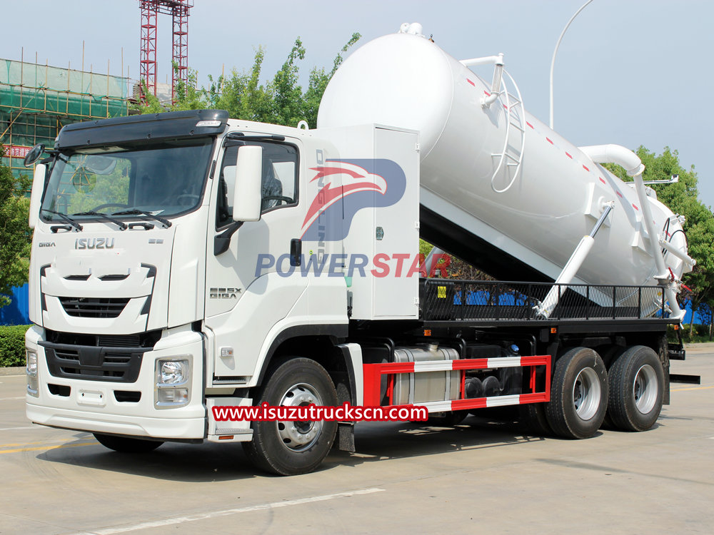 A brief look at the Isuzu sewage suction truck