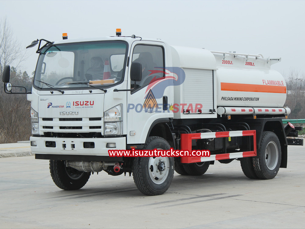 Isuzu fuel tanker truck operation methods and daily maintenance